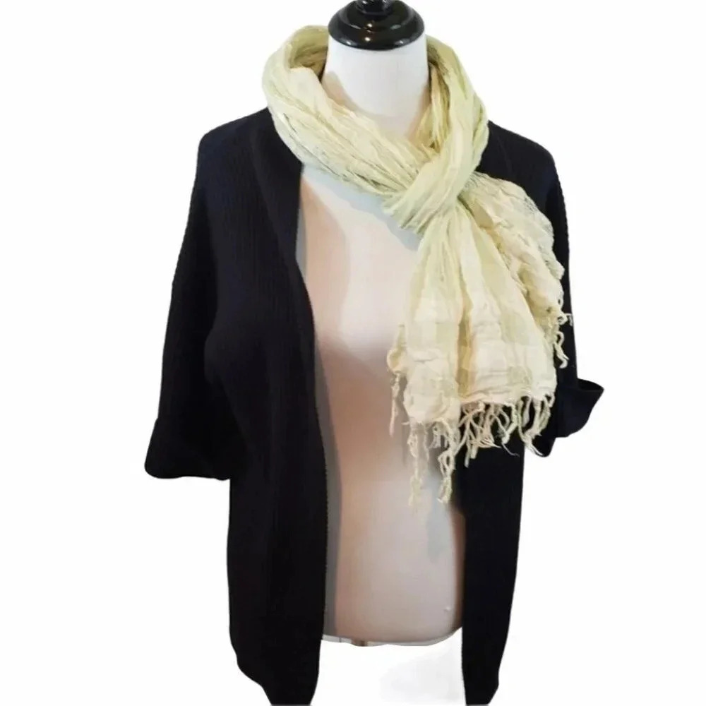 Frangi light green 50% silk‎ scarf